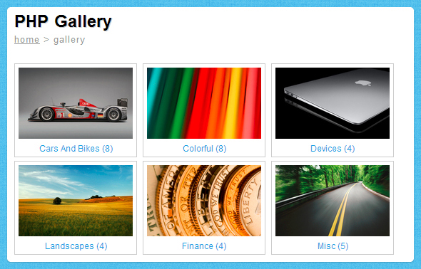 Php gallery